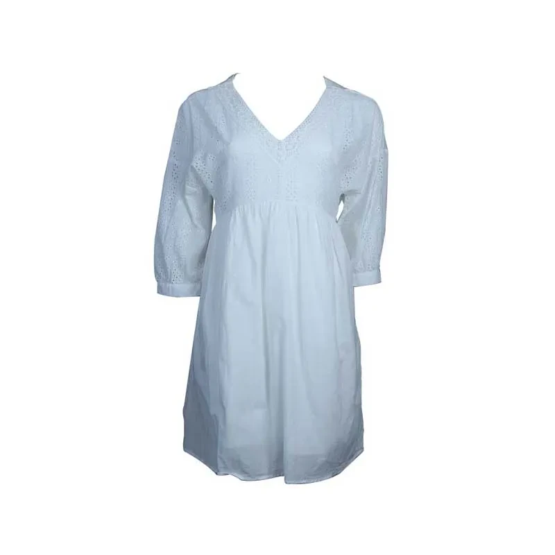 WHITE EYELET BLOUSE